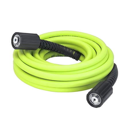 Flexzilla Pressure Washer Hose, 1/4in x 25ft, 3100PSI, M22 Fittings, ZillaGreen HFZPW3425M-E
